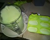 Foto langkah ke 3 dari resep Es crem pandan.