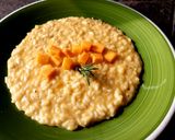 Foto del passaggio 7 della ricetta Risotto alla crema di zucca e gorgonzola