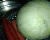A picture of step 3 of Veg momos.
