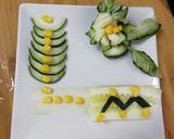Foto del paso 1 de la receta: Ensalada de pepino y maíz