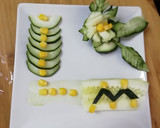 Foto del paso 1 de la receta: Ensalada de pepino y maíz