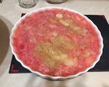 A picture of step 1 of Rhubarb and Apple Crumble.