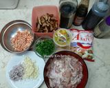 Foto langkah ke 1 dari resep Tumis Ayam Jamur Ebi (Isian Bacang).