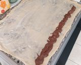 A picture of step 6 of Large Ensaimada (v4) Filled with Chocolate Hazelnut Spread.