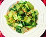 A picture of step 7 of Sautéed Ginger Bok Choy.
