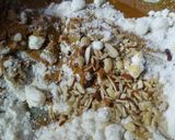 A picture of step 3 of Besan Ladoo.