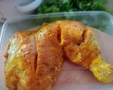 A picture of step 3 of Chicken tikka.