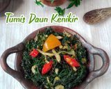 Foto langkah ke 5 dari resep Tumis Daun Kenikir Teri.