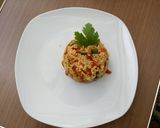 Gombás-zöldséges kölesrizottó gluténmentesen recept fázis 5 fotója