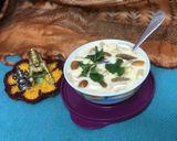 A picture of step 7 of Orange Kheer/ Kheer Komola.