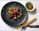 和風骰子牛小排佐和風燒肉沾醬的食譜步驟3照片