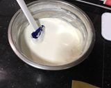 A picture of step 8 of Eggless: No-Bake & No-Gelatin Mango Cheesecake.