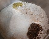 A picture of step 2 of Thekua (with Poppy seeds).