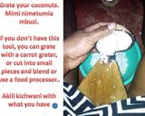 A picture of step 2 of How to make coconut oil.