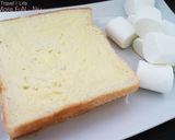 焦烤棉花糖巧克力碎片水果吐司的食譜步驟3照片
