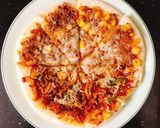 Hình bước làm 5 của món Pizza bò bằm khô gà ngô ngọt