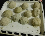 Foto del paso 4 de la receta: Bombas de papa con brócoli rellenas de queso y jamón