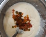 A picture of step 2 of Tutti frutti Vanilla Christmas 🌲🌲🌲🌲 cup 🍰 cake.