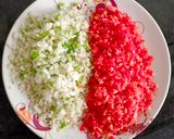 A picture of step 1 of Instant Carrot Radish Pickle.
