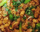 A picture of step 6 of گوبھی گوشت 😋😋.
