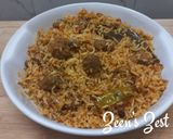 A picture of step 4 of Soya Chunks Pulao.