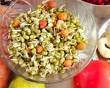 A picture of step 1 of Sprouted Moong, Kala chana Chaat 😋.
