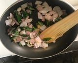 A picture of step 2 of Mysore Masala Dosa Chutney-Red chutney.