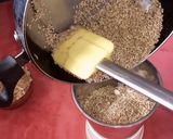 A picture of step 2 of Moong fali Til Ladoo.