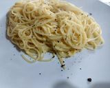 Foto del paso 5 de la receta: Casio & pepe con Spaghetti N3, mi versión!🍝🍝🌯🧀