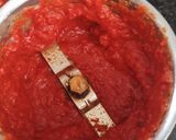 A picture of step 3 of Brazilian one pot prawn meal in coconut souce.