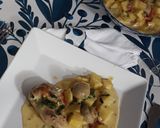 Foto del paso 7 de la receta: Supremas de pollo con papas champiñones y crema