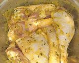 Foto del paso 2 de la receta: Pollo con papas y mostaza al horno!