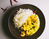 A picture of step 6 of Thai Shrimp Curry with Coconut Milk 🥥.