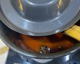 A picture of step 6 of Tomato rice in pan.