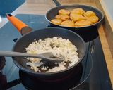 Foto del paso 3 de la receta Patatas rellenas de jamón