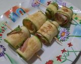 Foto del paso 7 de la receta: Rulos de zucchini rellenos grillados