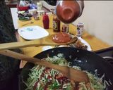 A picture of step 2 of Chinese Bhel.