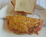 Foto del paso 3 de la receta: Omelette de jamón, queso amarrillo, champiñones, chiltoma, cebolla