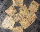 A picture of step 6 of Moringa leaves tikki.