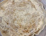 Une image de l'étape 3 de Tarte à l'oignon végétarienne.