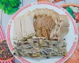 A picture of step 1 of Bún Mắm Nêm with Pork, Vietnamese Pork Sausage, and Head Cheese.