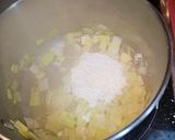 Foto del paso 5 de la receta Calabacín relleno de crema de mejillones y gambas