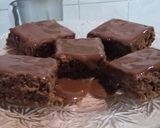 Foto langkah ke 9 dari resep Brownies alias bolu hitam manis (tanpa pengembang).