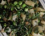 A picture of step 3 of मेथी मटर आलू(methi aloo recipe in hindi).
