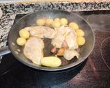 Foto del paso 6 de la receta Revuelto de huevos, patatas con pechugas