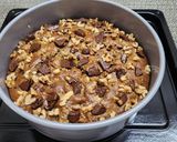 A picture of step 11 of Eggless Chikoo Cake.