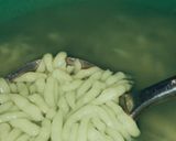 Foto langkah ke 3 dari resep Cendol tepung beras mudah.