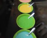 Foto langkah ke 1 dari resep Rainbow mini roll cake.