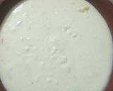 A picture of step 7 of Kesari Phirni.