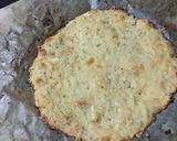 A picture of step 6 of Cauliflower crust pizza-gluten free.